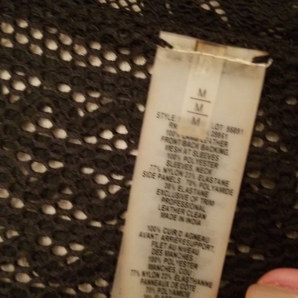 Elie Tahari Leather Ribbon Jacket - Picture 8 of 8